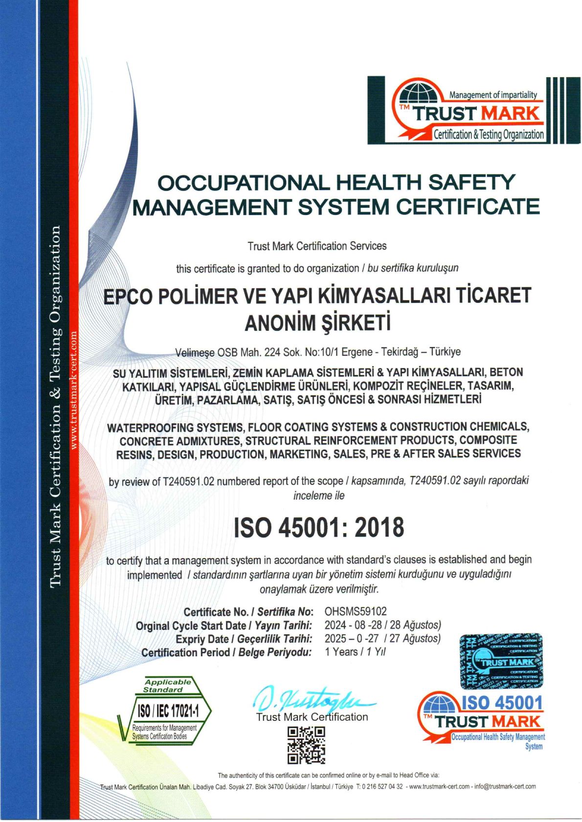 EPCO-ISO-45001 Belgemiz